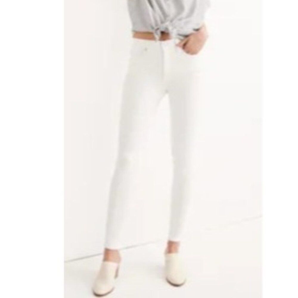 Women's Madewell 9-Inch Mid-Rise Skinny Crop Jeans, size 31